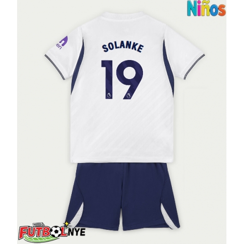 Camiseta Tottenham Hotspur Dominic Solanke #19 Primera Equipación para niños 2026-27 manga corta (+ pantalones cortos)